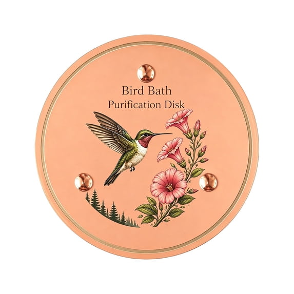 Bird Bath Water Purifier Discs Natural Enzyme Cleaner For Bird Baths Outdoor Garden Pond Water Treatment