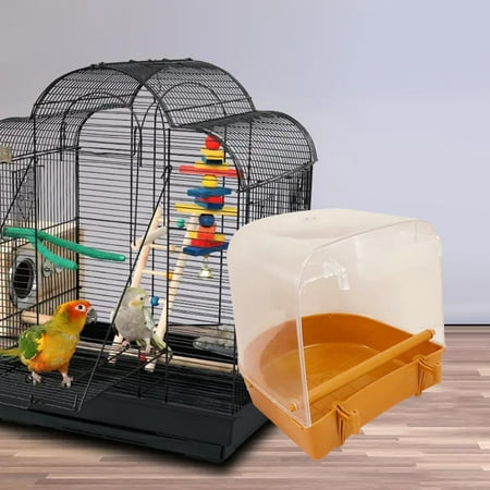 Bird Bath for Cage Bathing Tub Parrot Bath Tub for Parakeet Canary Lovebirds