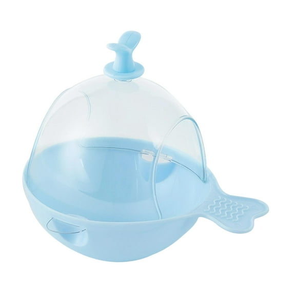 Bird Bath for Cage Parakeet Bath Box Birdcage Accessories Transparent Panel Large Size for Conures Canaries Parrots