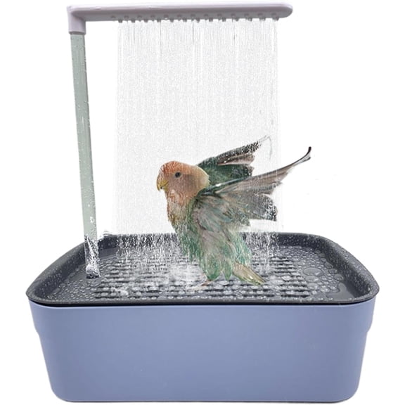 Bird Bath with Circulating Water Flow for Small and Medium Birds