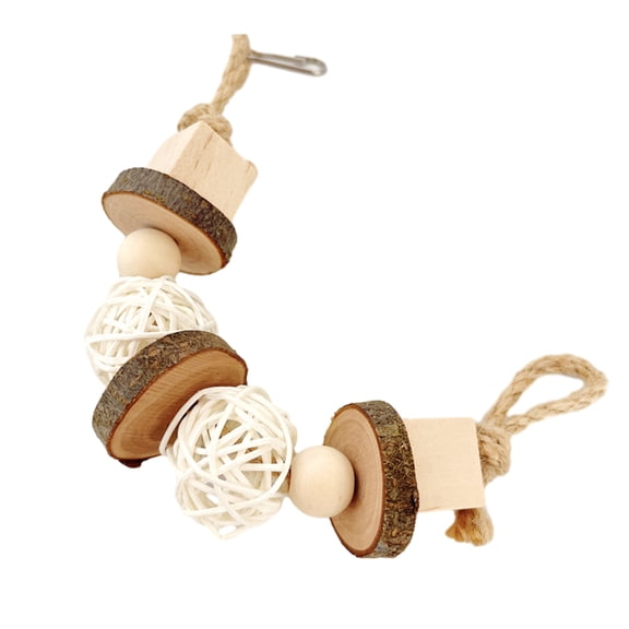 Bird Beaks Grinding and Entertainment Molar Toy Nature Enhances Bird Beaks Health Indoor Cage Hangable Toy