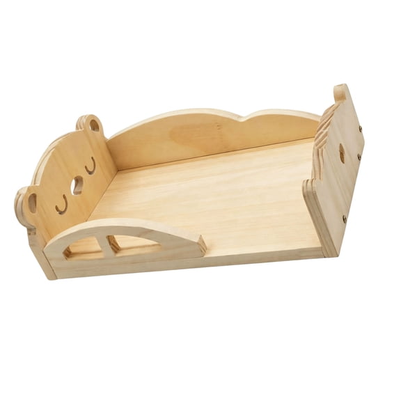 Bird Bed in Pine Bordered Resting Platform for Small Birds on a Suitable Cage or Indoor