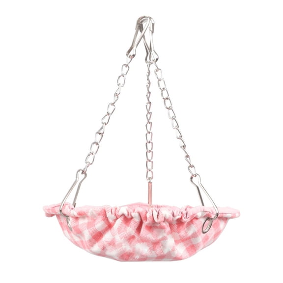 Bird Bed with Adjustable Chain,Hanging Bird Nest for Cage, Small Size Bird Hammock Bird Huts for Conures