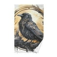 thumbnail image 1 of Bird Black Hand Towel Bath Towels Face Towels Cotton Absorbent for Home Hotel Spa Swimming Yoga Sports, 1 of 7
