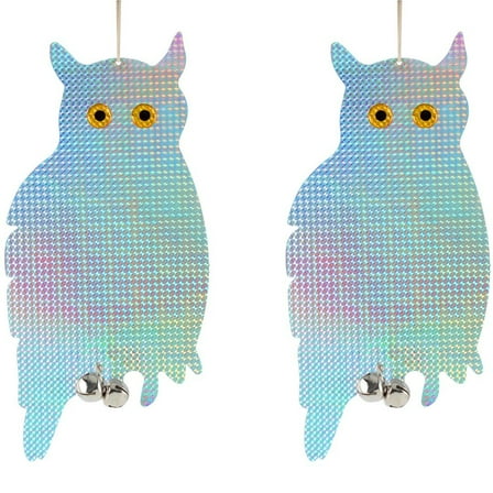 Bird Blinder Reflective Hanging Owl Pest Control, Pest Repellent, 2 Pack