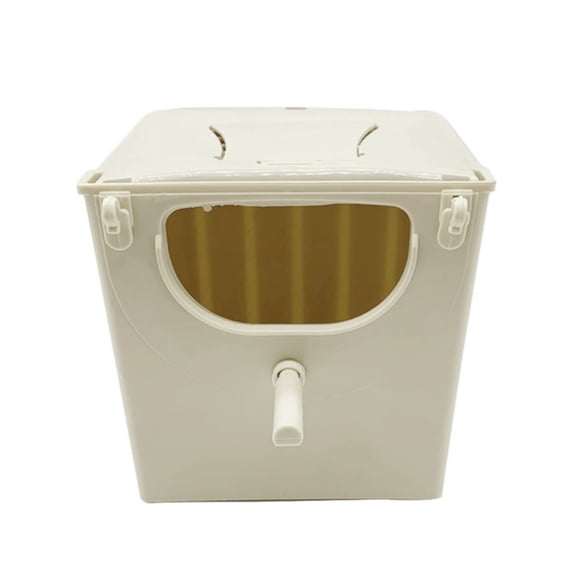 Bird Breeding Box Parakeet Nesting Box Bird Nest House Cage Bird for Finch Cockatiel Conure Parrot