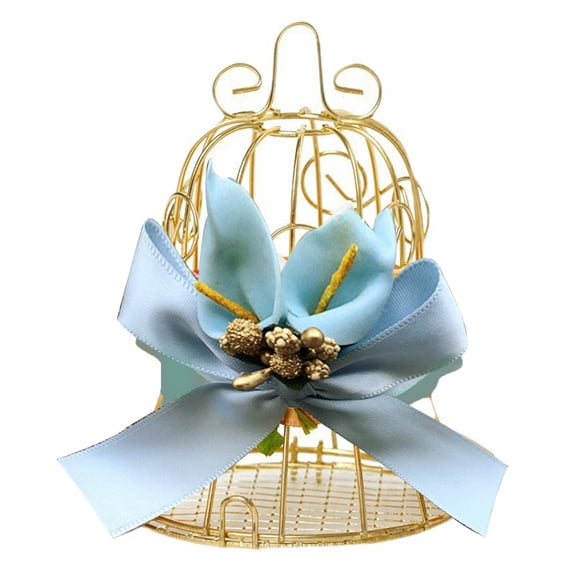 Bird Cage Candy Box, Decorative Gifts Sugar Container Small Chocolate Boxes Wedding Favor Banquet Party Home Decoration Christmas Present Accessories