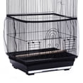 thumbnail image 1 of Bird Cage Cover, Bird Cage Catcher, White Bird Cage Net Cover, Adjustable Bird Cage Netting for Parrot Enclosures, Round Square Cages, 1 of 8