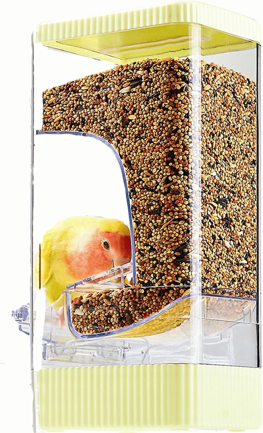 Stunning Parrot Conformural Perch With Automatic Feeder image