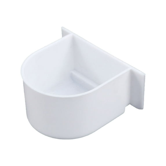 Bird Cage Feeder Food Water Feeder for Cage Feeding Drinking Bowl Container Dishes Birdcage Tray Replacement Clear Thick Food Trough Box Accessories for Bird Parrot Pigeon Chicken