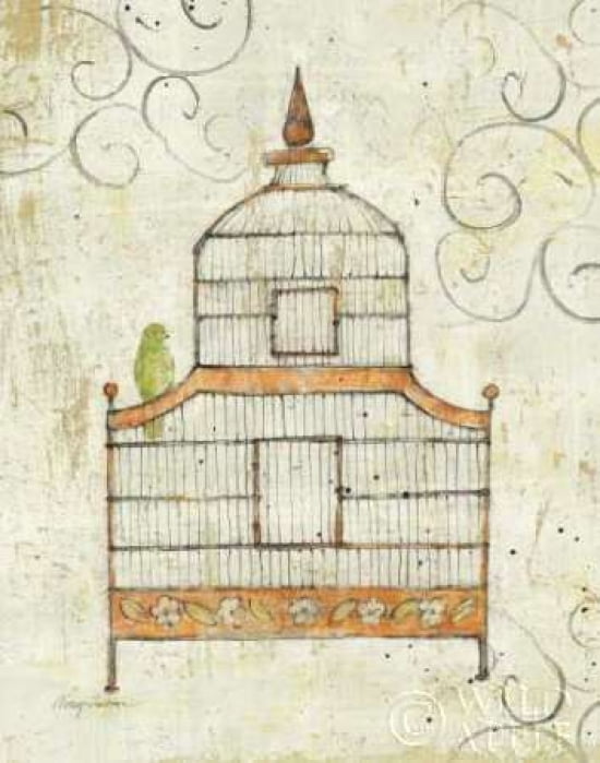 Bird Cage III Canvas Art - Avery Tillmon (22 x 28)