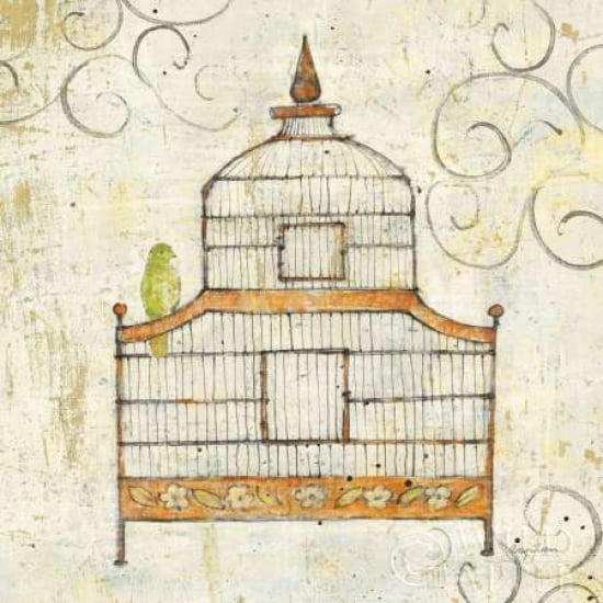 Bird Cage III Canvas Art - Avery Tillmon (24 x 24)