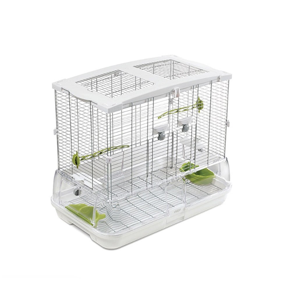 Bird Cage Made of Acrylic Wire Parrot Cage Large Size Deep Base Easy to Clean