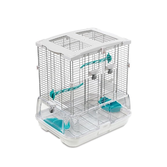 Bird Cage Made of Acrylic Wire Parrot Cage Large Size Deep Base Easy to Clean