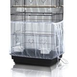 Ywlanda Bird Cage Seed Catcher: Nylon Mesh Net Cover for Parrot ... - Macaw Flight Cages With Stretched Netting