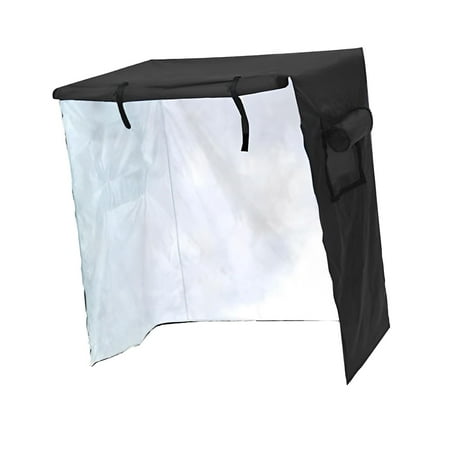 Bird Cage Protective Cover Outdoor Multifunction Practical Washable Dustproof Waterproof Universal for Balcony Home Aviary Macaw Parakeets Black