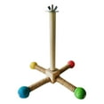 thumbnail image 1 of Bird Cage Rotating Perch Toy with Bearing, Interactive Parrot Stand Toy for Parakeets and Small Birds, 1 of 2