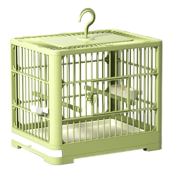 Bird Cage Travel Bird Cage Portable Bird | Small Birds Lightweight Parrots Cage With Standing Pole Detachable Tray Hook Handle Easy Transport Bird For