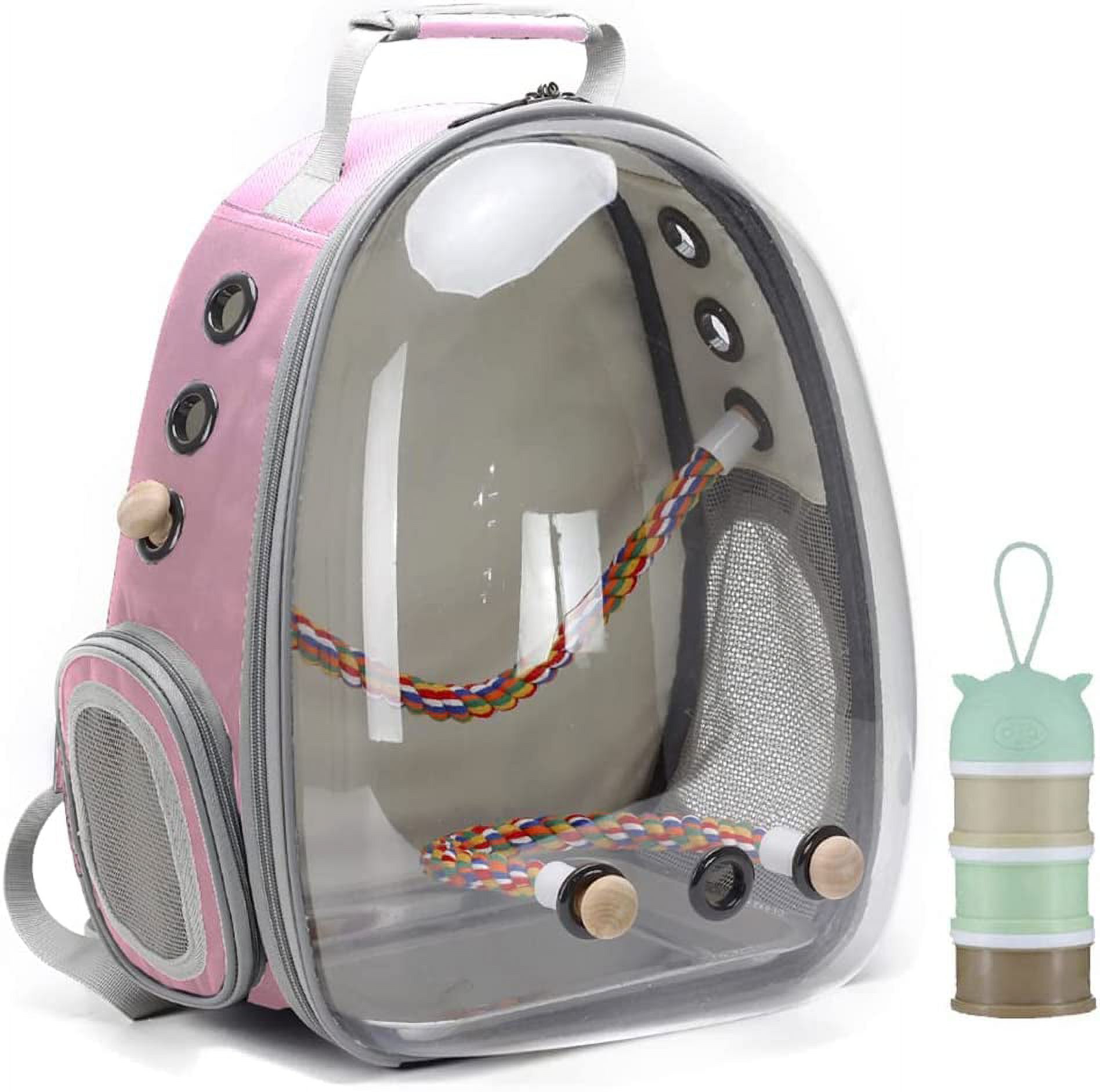 Bird Carrier Backpack, Bird Travel Carrier Backpack with Stainless