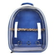 thumbnail image 1 of Bird Carrier Bag Portable Parrot Pet Travel Backpack Cage with Stand Breathable Bird  Bag for Parrot Finches Hiking Lovebirds Dark blue, 1 of 6