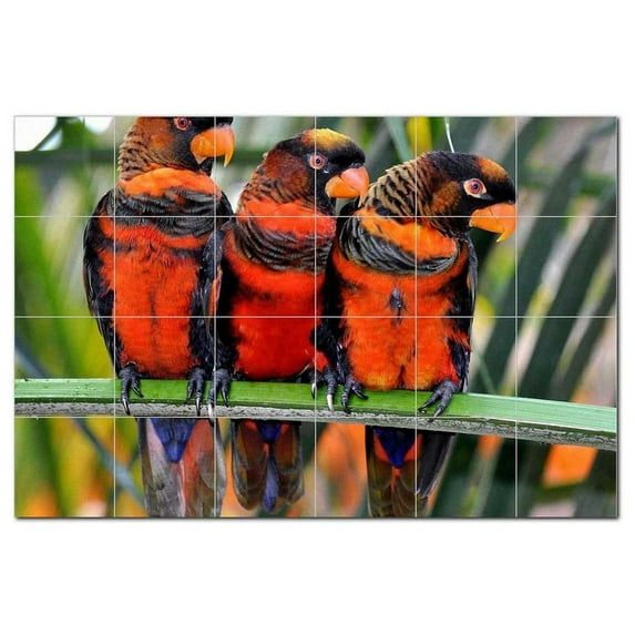 Bird Ceramic Tile Mural Kitchen Backsplash Bathroom Shower, 402033-M64