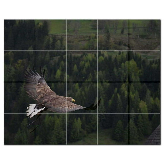 Bird Ceramic Tile Mural Kitchen Backsplash Bathroom Shower, 402202-XL54
