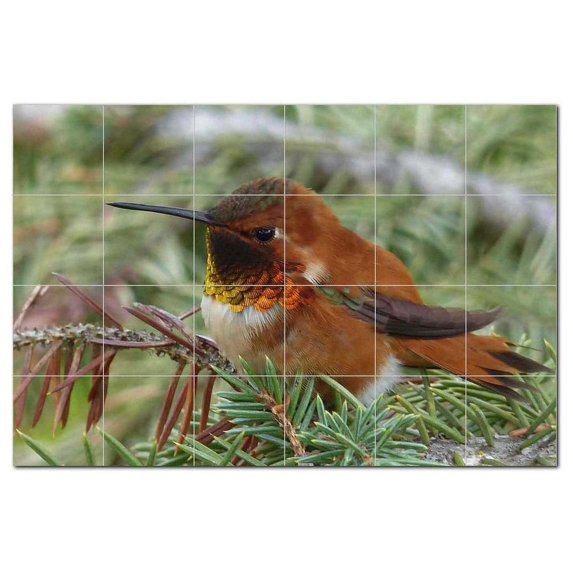 Bird Ceramic Tile Mural Kitchen Backsplash Bathroom Shower, 402220-M64