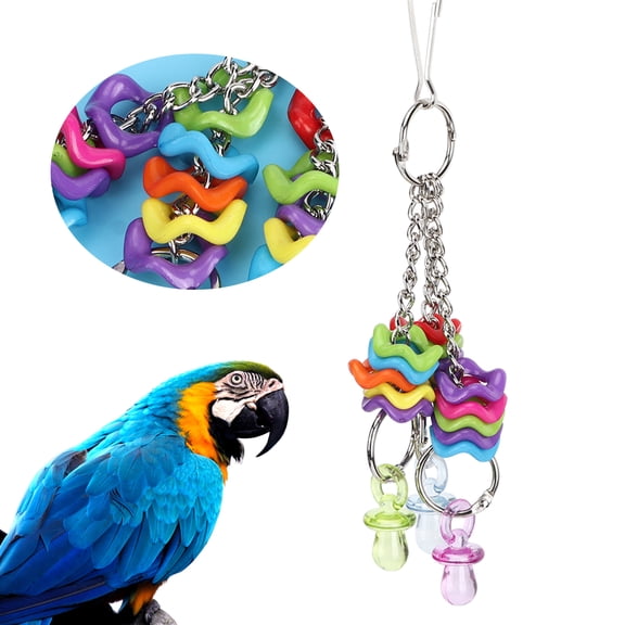 Bird Chewing Toy, Safe <span Style="background:red"></span> Biting Toy, <span Style="background:red"></span> Plastic Birds Animals Pets For S