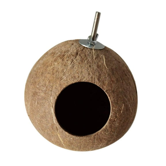 Bird Coconut House,Hamster House,Coconut Shells can Fixed in Bamboo, Birdcages, Hamster Cages