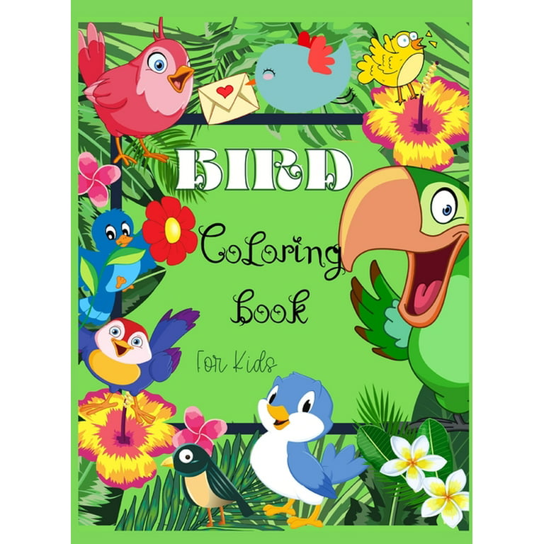 Coloring Books for Kids Ages 3-5: 6x9 Small Coloring Book for Toddlers and  Preschool Kids with Animals, Birds, Vehicles, Fruits, Toys  For Boys &  Girls by Brush & Color Press