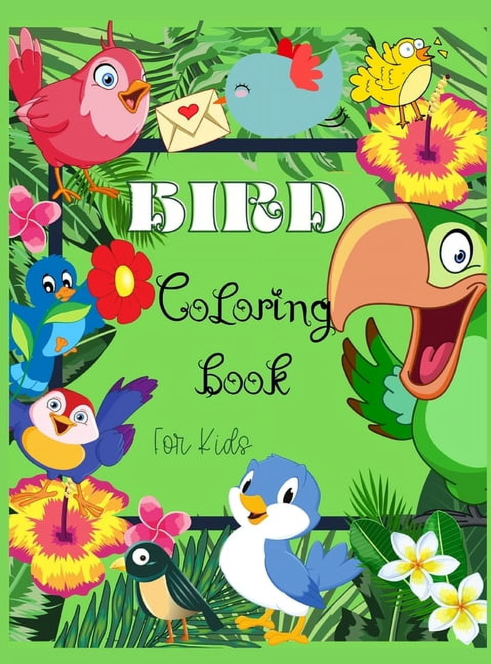 Bird Coloring Book for Kids : Beautiful Birds Coloring and Activity ...
