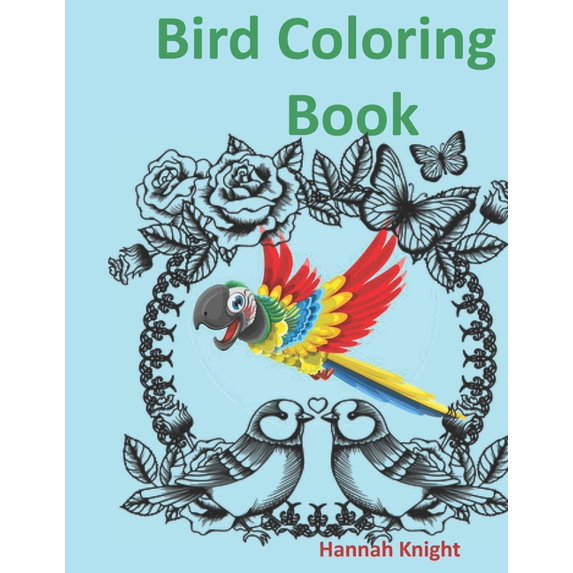 Bird Coloring Book, (Paperback)
