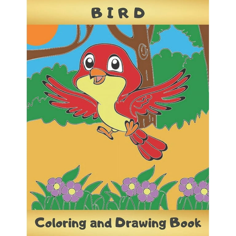 Bird Coloring and Drawing Book: ACTIVITY BOOK FOR KIDS AGES 4-8 - LEARN TO  DRAW CUTE BIRDS: stork, parrot, owl, toucan - Creative Gifts -  Christmas, Birthday. (Paperback) 