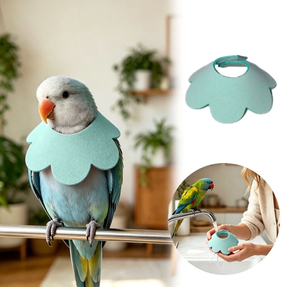 Bird Cone Collars, Parrot Anti-bite Collar Bird Recovery Cones for Lovebird Budgerigar Cockatiel Cockatoo Neck Protection