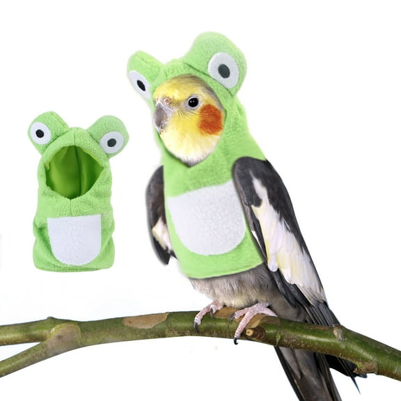 Bird Costume Bird Diaper Flight Suit Frog Shape Hoodie Bird Clothes Cosplay Photo Prop, Bird Hoodie Small Animals Apparel - S