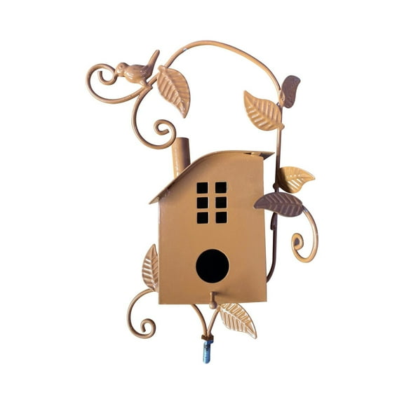 Bird Courtyard Decoration Outdoor Bird Garden Decoration for outside Window Guards for Vents Cat Shelter for outside Winter Ceramic Birdhouse Owl Boxes for outside Owl for outside Unfinished for