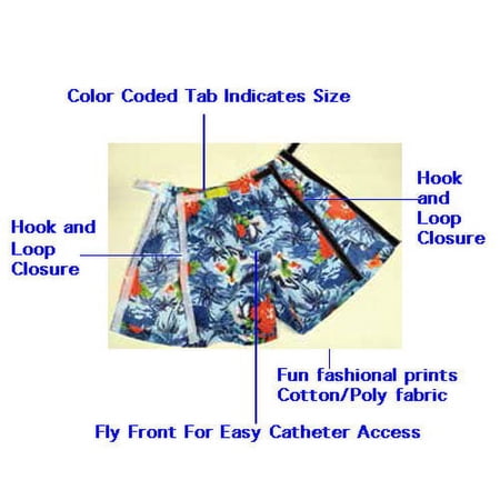 Bird & Cronin SHORTS, SPIFFYS, MODESTY, SIZE LARGE, Each - Model 8146504