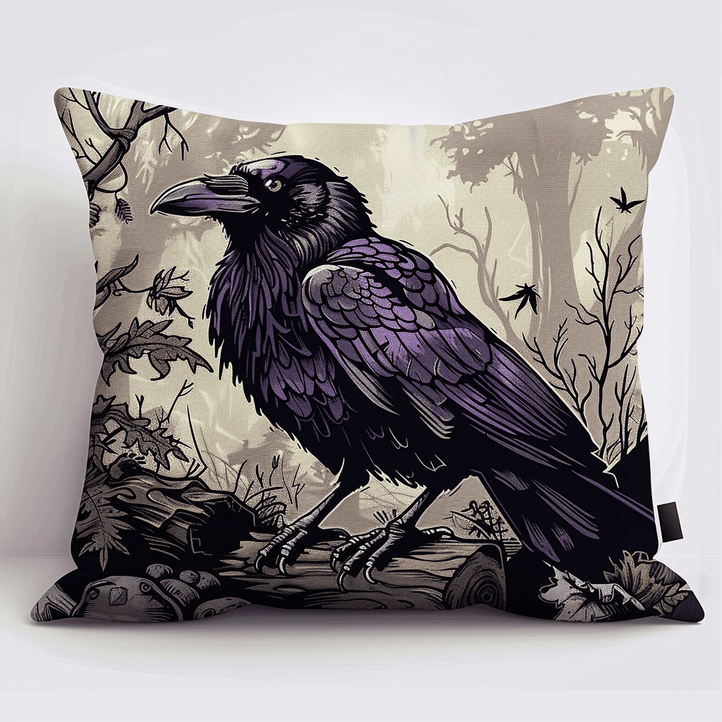 Bird Cross Stitch Throw Pillow Case Kits , 17.72" x 17.72" , Cross Stitch Kits Stamped (11 Count)
