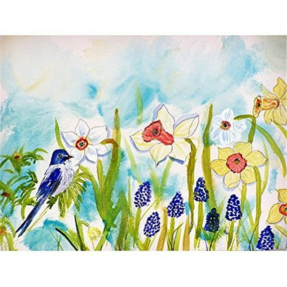 Bird & Daffodil Door Mat 30x50