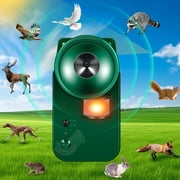 KingFurt Ultrasonic Bird Repellent Devices Deer Raccoon Rabbit Squirrel Skunk Repeller with Motion Sensor