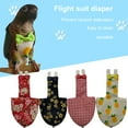 thumbnail image 1 of Bird Diaper Flight Suit for Parrots, Washable and Reusable, Soft Cotton Fabric, Secure Hook & Loop Design, Helps Keep Home Clean, Size L, 1 of 9