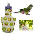 thumbnail image 1 of Bird Diaper Parrot Nappy Reusable Flight Suit with Waterproof Inner for Parakeet Cockatiel Mini Macaw Budgie Canary Cute Style - Mint Green, S, 1 of 8