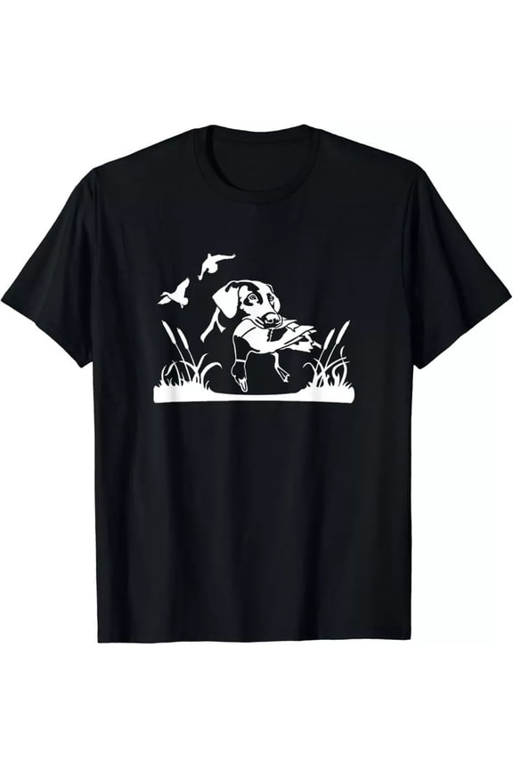 Bird Dog Duck Hunting Willow In The Marsh Hunter Gift Men's Unisex T-Shirt S-5XL