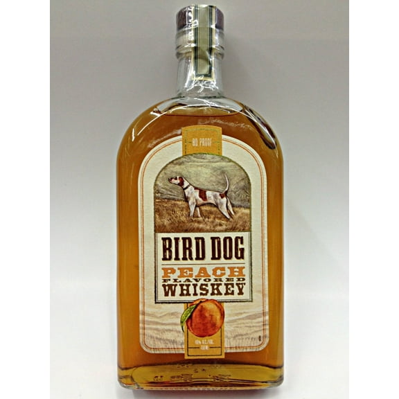 Bird Dog Peach Whiskey, 750 ml, 80 Proof.