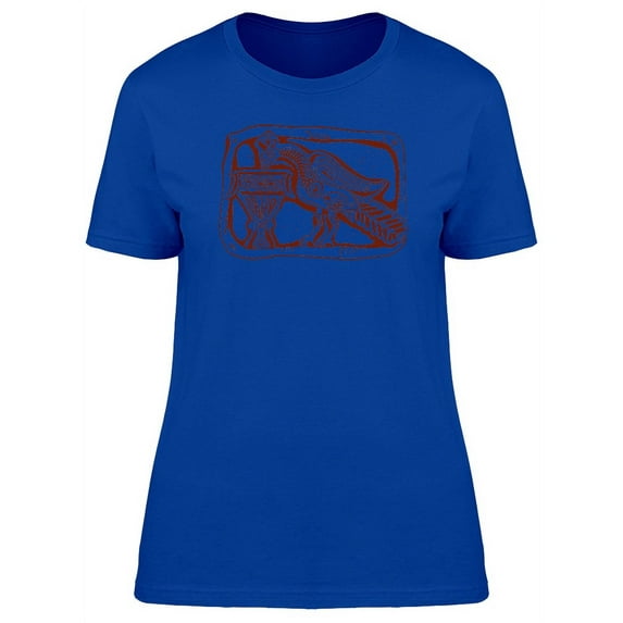 Bird Drinking Water Jianzhi T-Shirt Women -Image by Shutterstock, Female Large