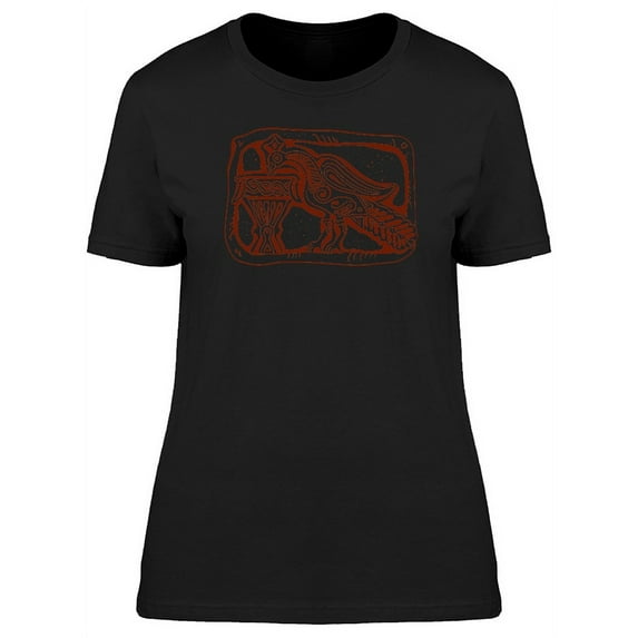 Bird Drinking Water Jianzhi T-Shirt Women -Image by Shutterstock, Female XX-Large