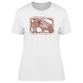 thumbnail image 1 of Bird Drinking Water Jianzhi Tee Women's -Image by Shutterstock, 1 of 2