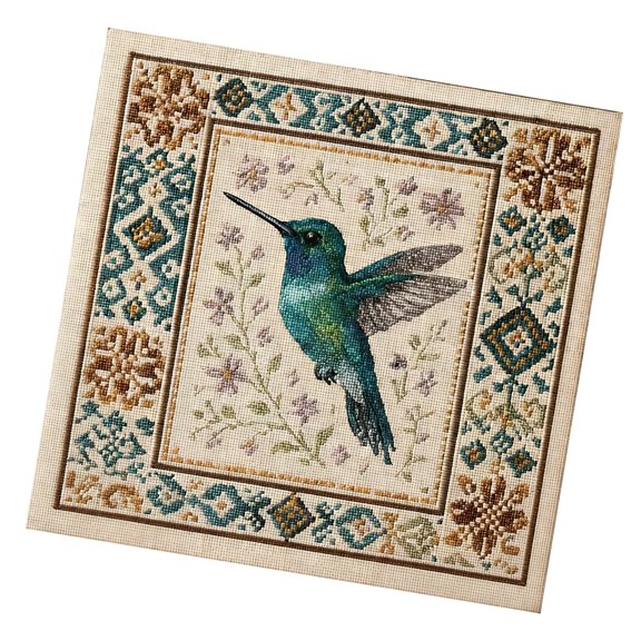 Bird Embroidery Stitching Set For Home Craft Cloth Materials Family Friendly Art Project Supplies