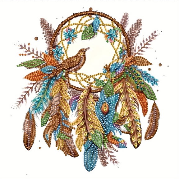 Bird Feather Diamond Art Painting Kit