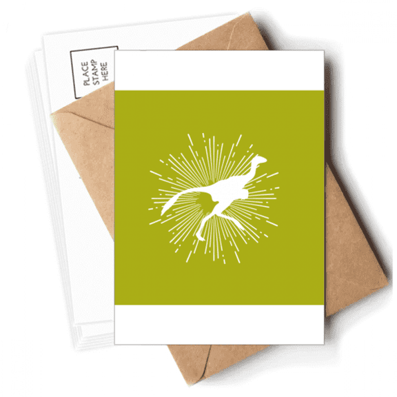 Bird Feather Speed Predator Postcards Envelopes Blank Note Cards Mailing